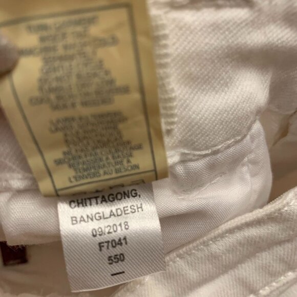 NWOT Seven for all Mankind White Kids Jeans Size 4 Adjustable button waist - Picture 8 of 8
